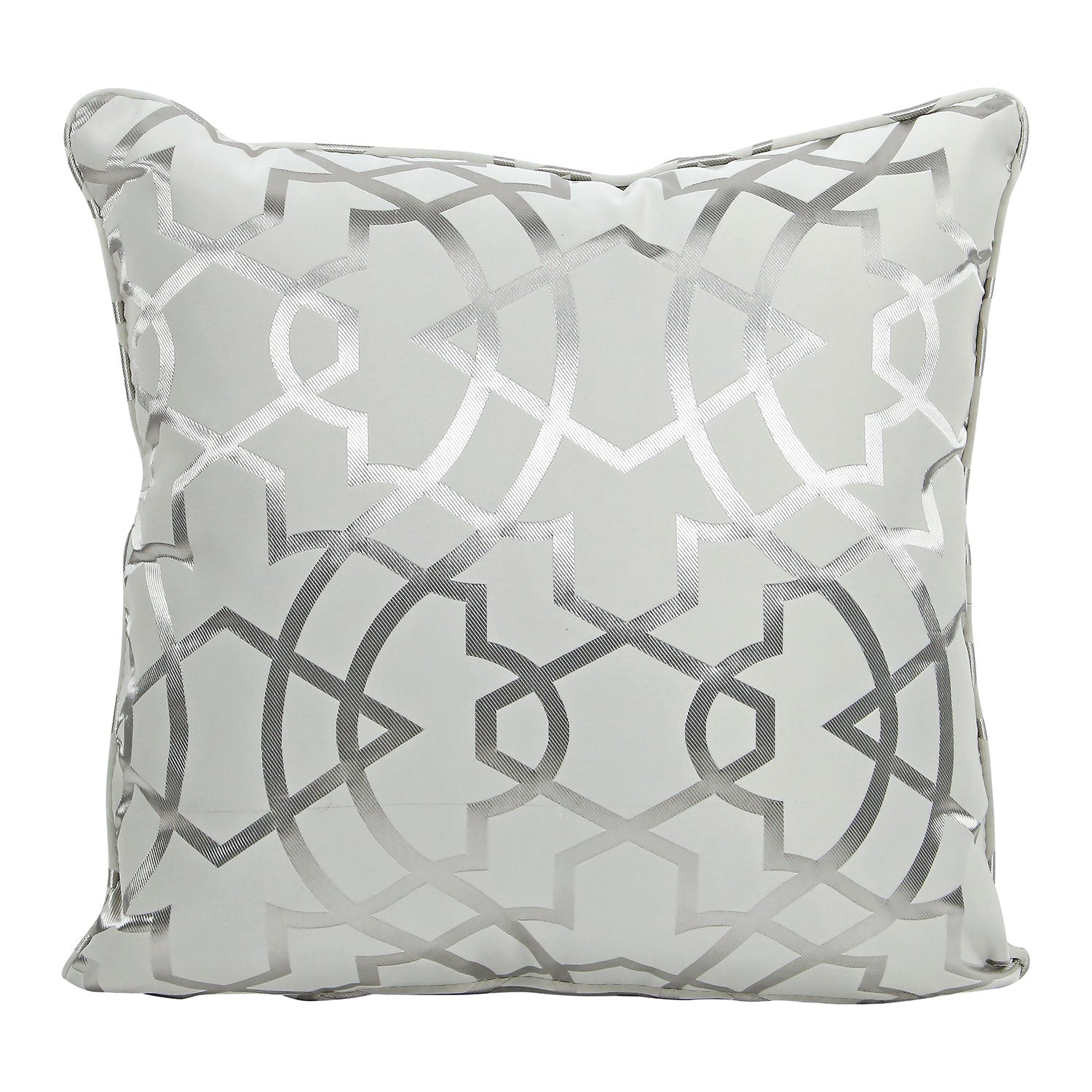 Elegant Sydney Silver Decorative Cushion