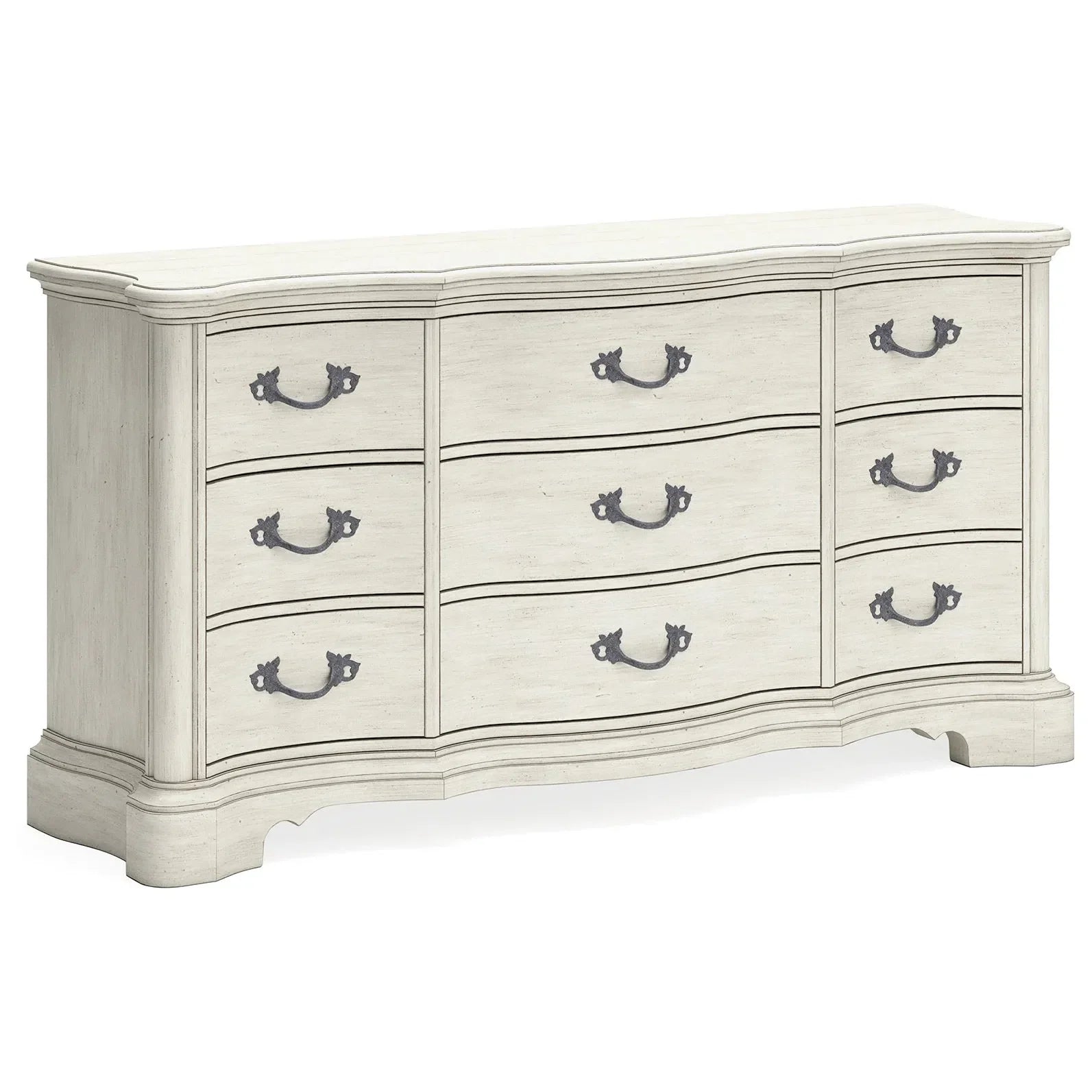 Charming Antique White Arlendyne Bedroom Dresser