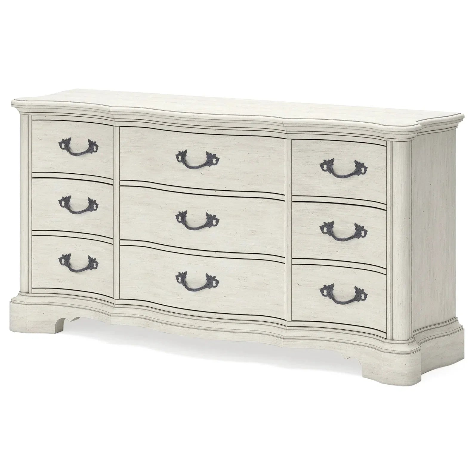 Charming Antique White Arlendyne Bedroom Dresser