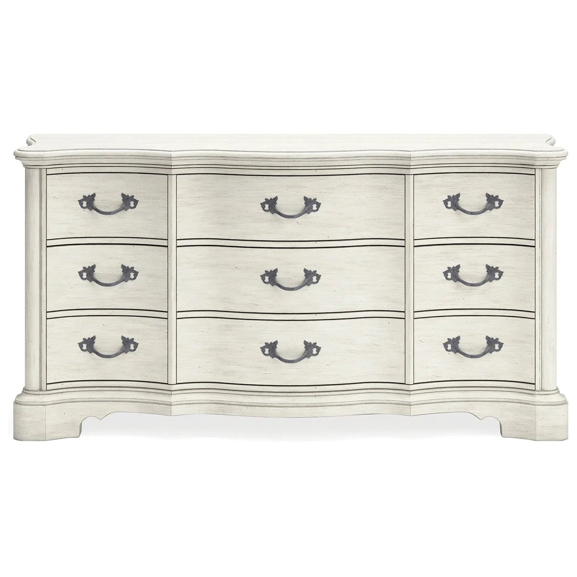 Charming Antique White Arlendyne Bedroom Dresser