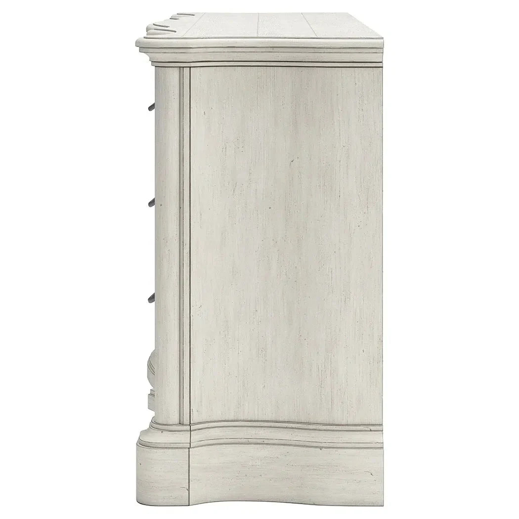 Charming Antique White Arlendyne Bedroom Dresser