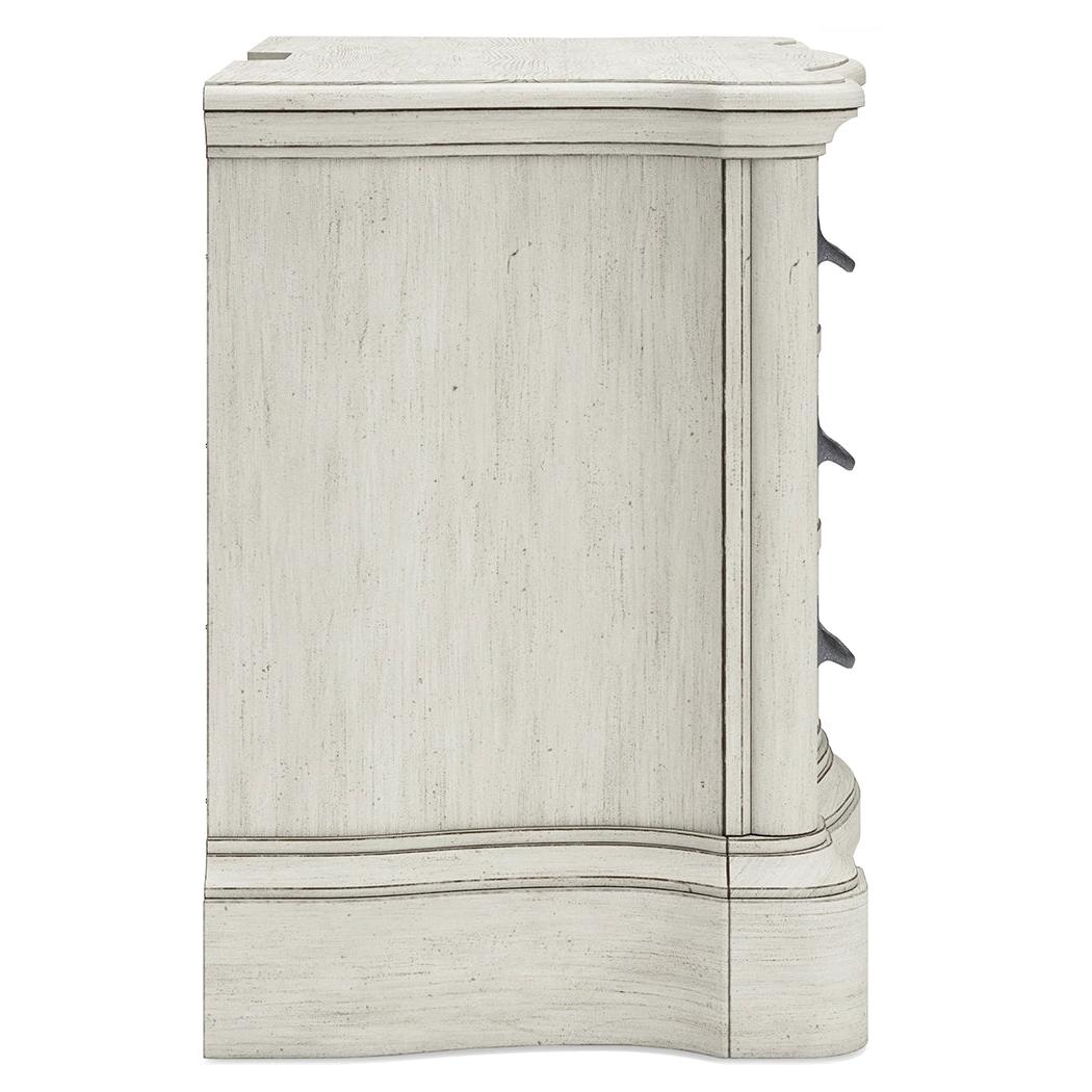 Charming Antique White Arlendyne Bedside Table