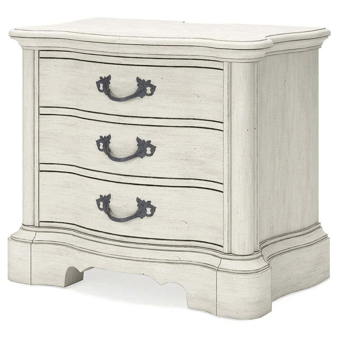 Charming Antique White Arlendyne Bedside Table