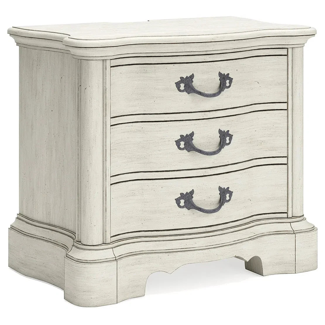 Charming Antique White Arlendyne Bedside Table