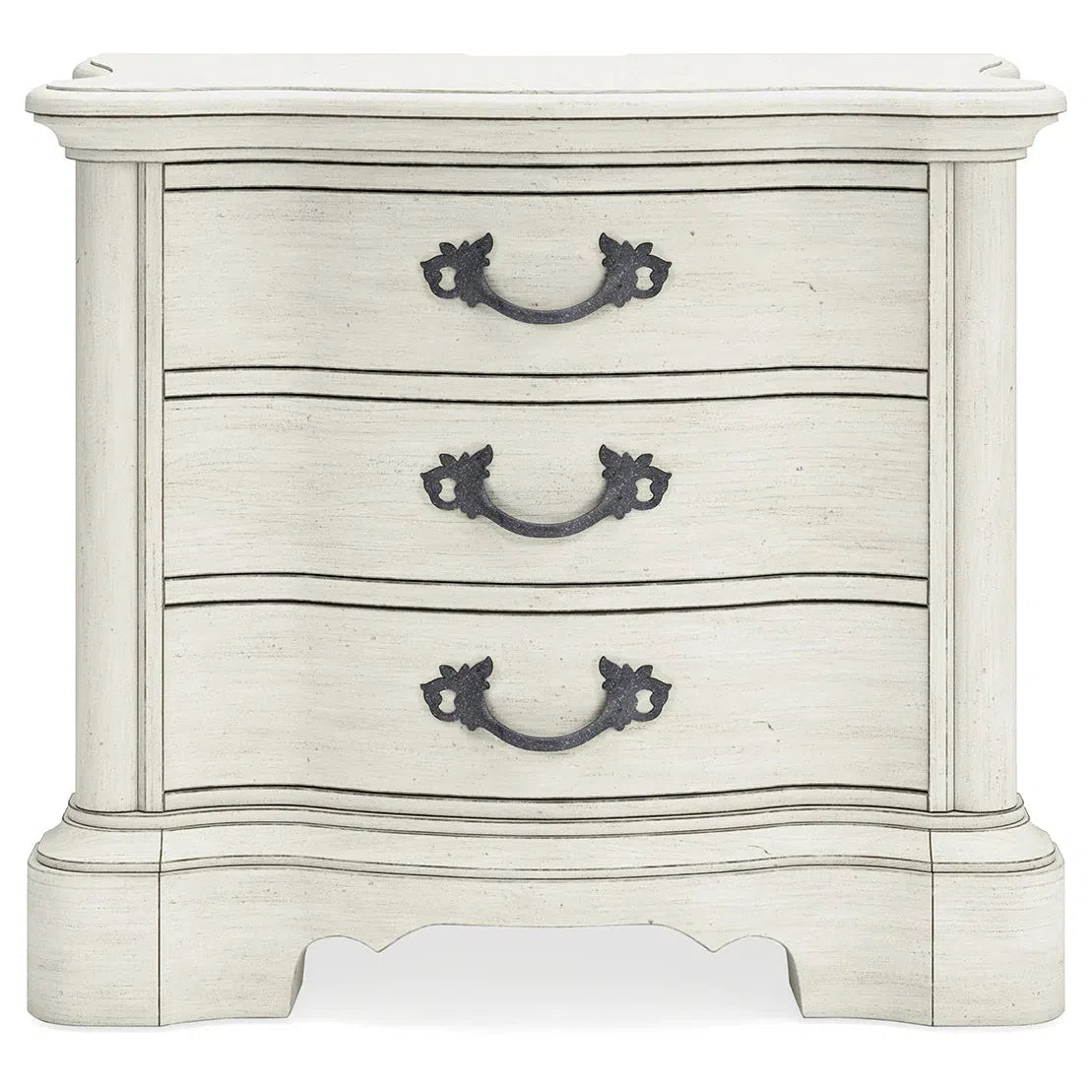 Charming Antique White Arlendyne Bedside Table