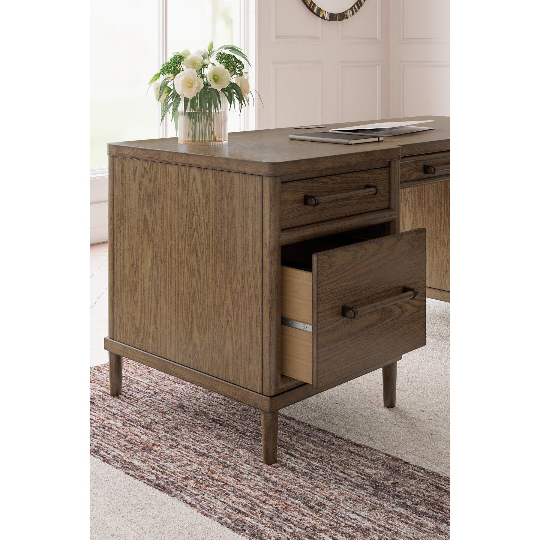 Stylish Roanhowe 68" Work-from-Home Desk