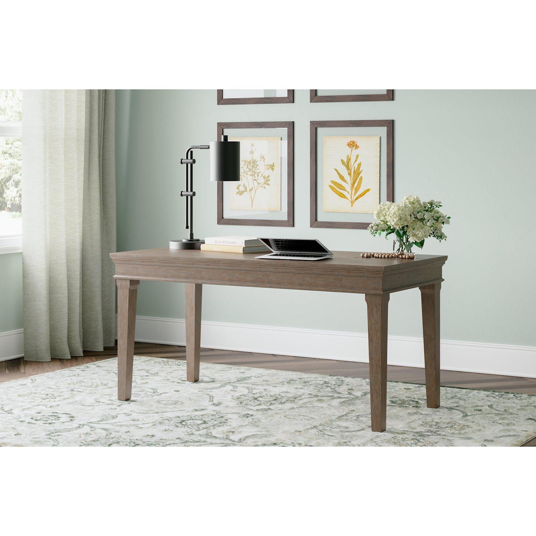 Stylish 63" Janismore Home Office Desk for a Productive Workspace