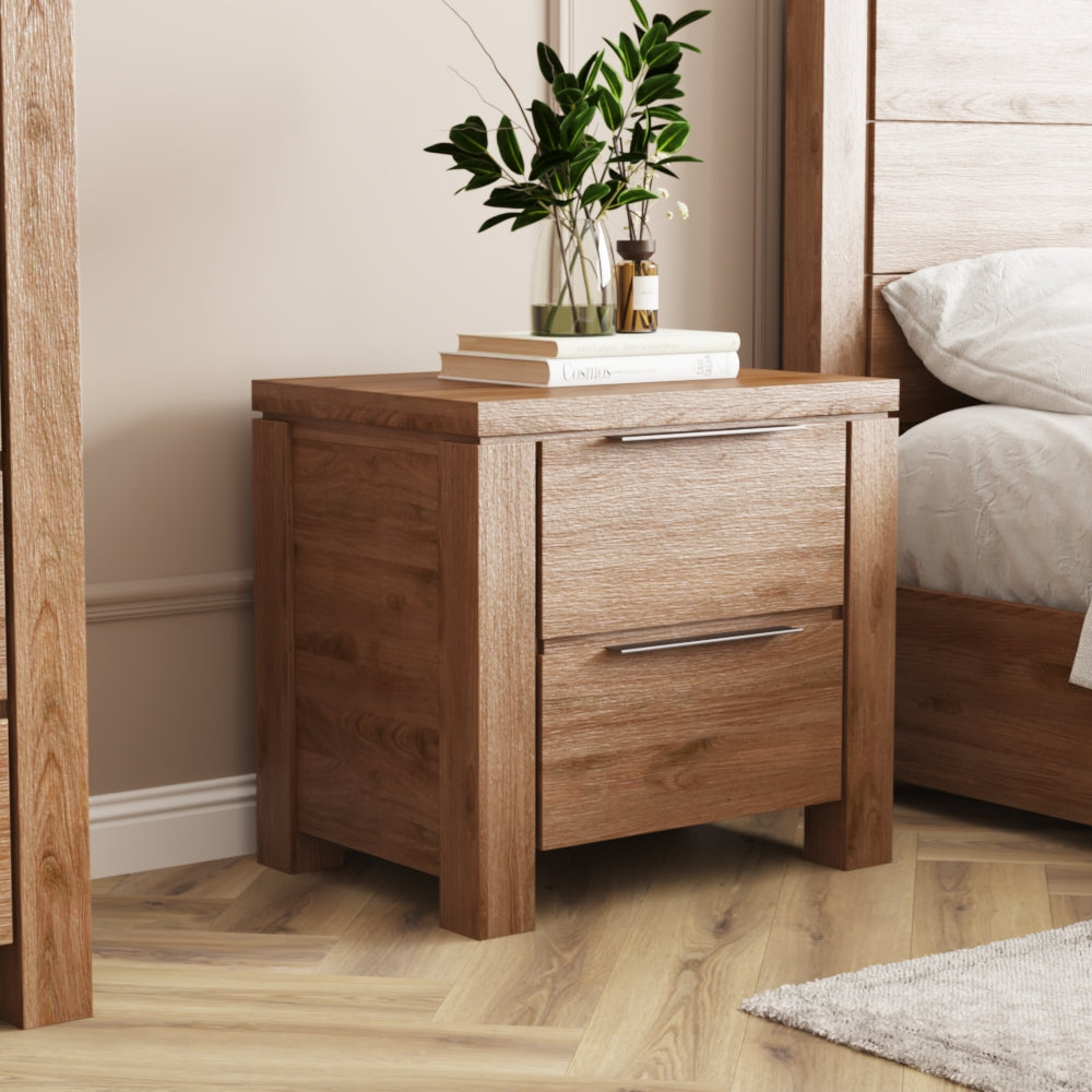 Byron Bay Bedside Table - Natural