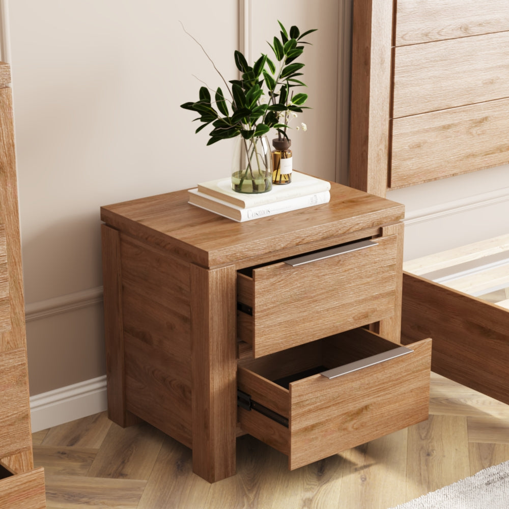 Byron Bay Bedside Table - Natural