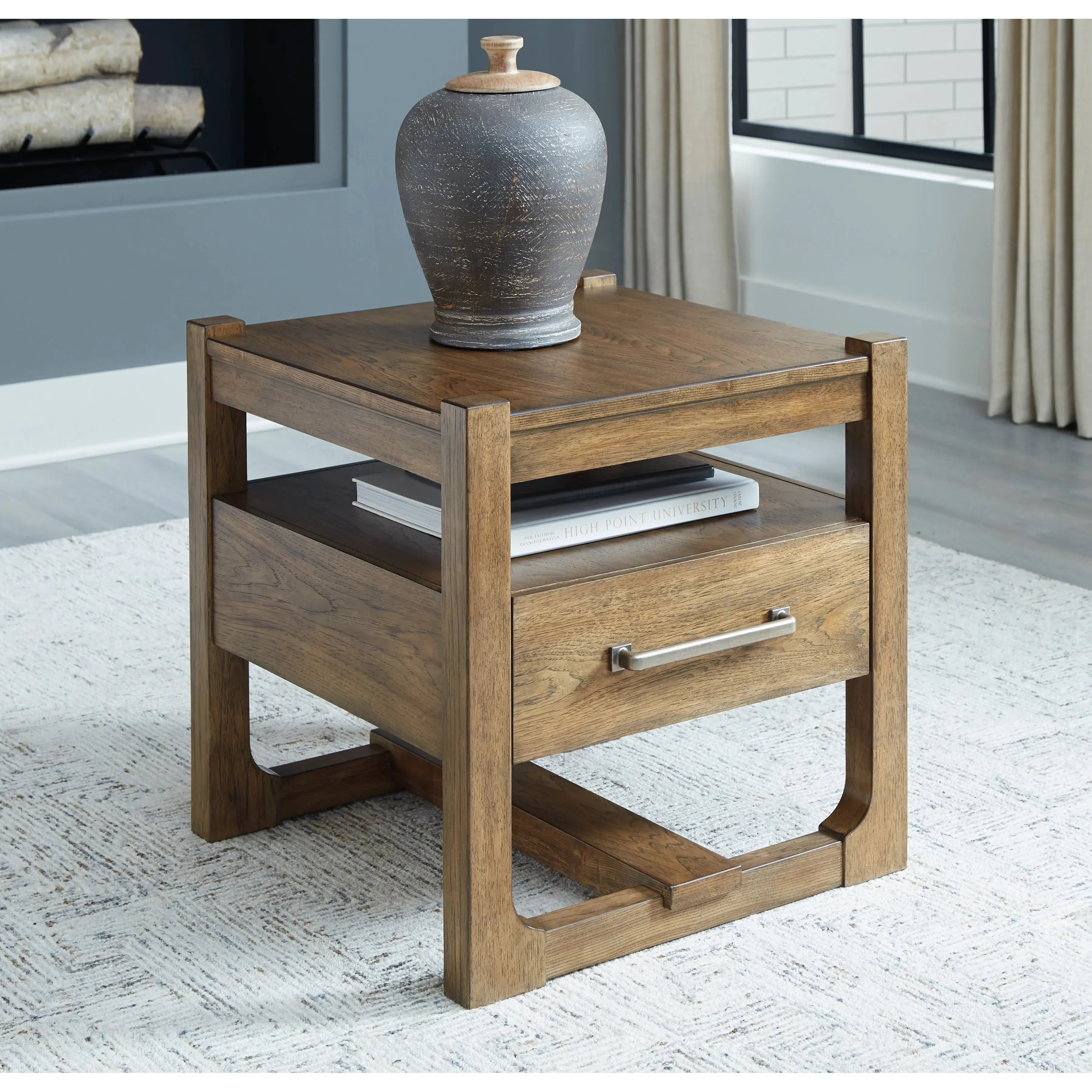 Chic Cabalynn Square Side Table for Stylish Living Spaces