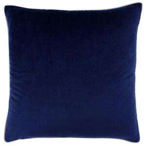 Elegant Navy and Silver Meridian Cushion