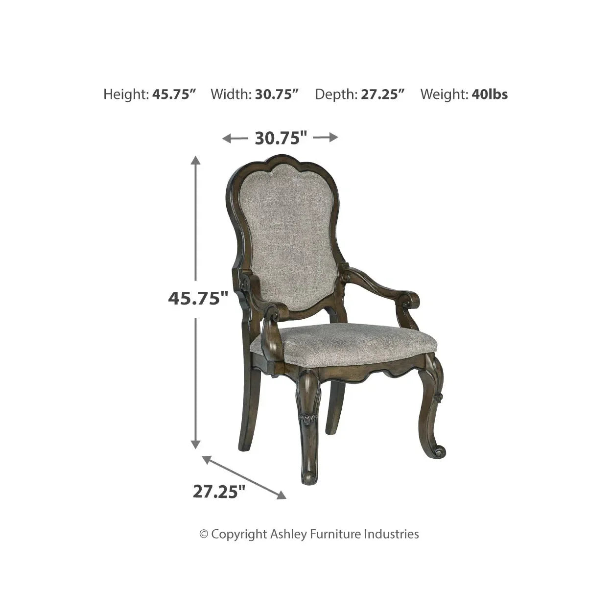 Elegant Maylee Dining Armchair for Stylish Dining Experiences