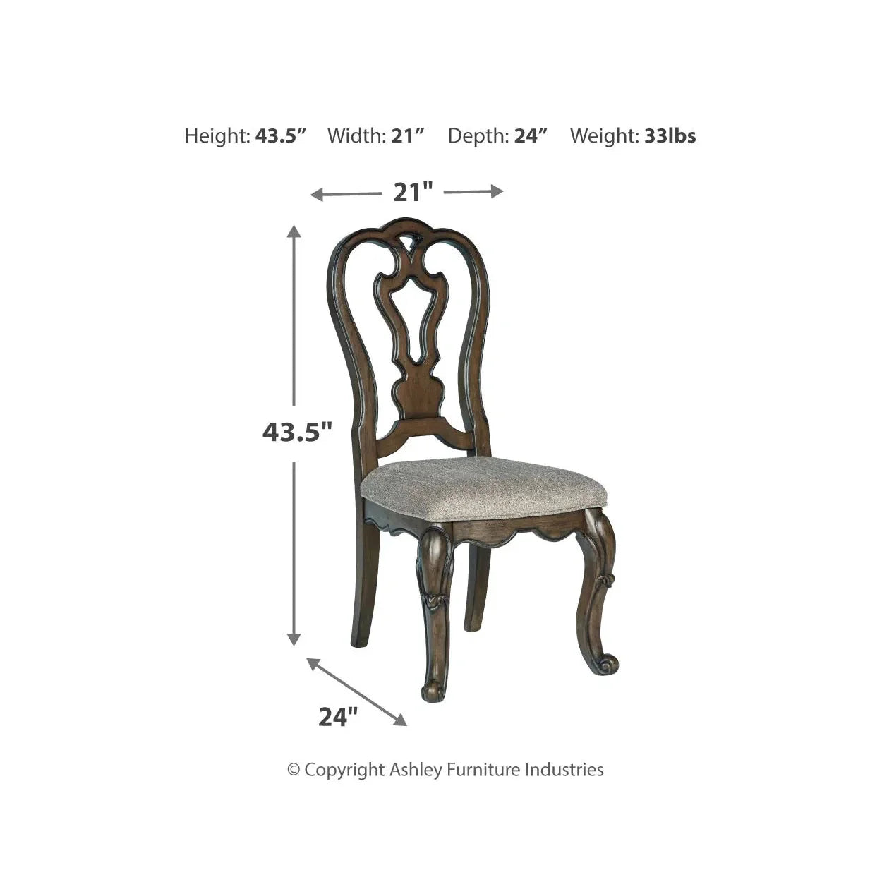 Elegant Maylee Dining Chair for Timeless Style