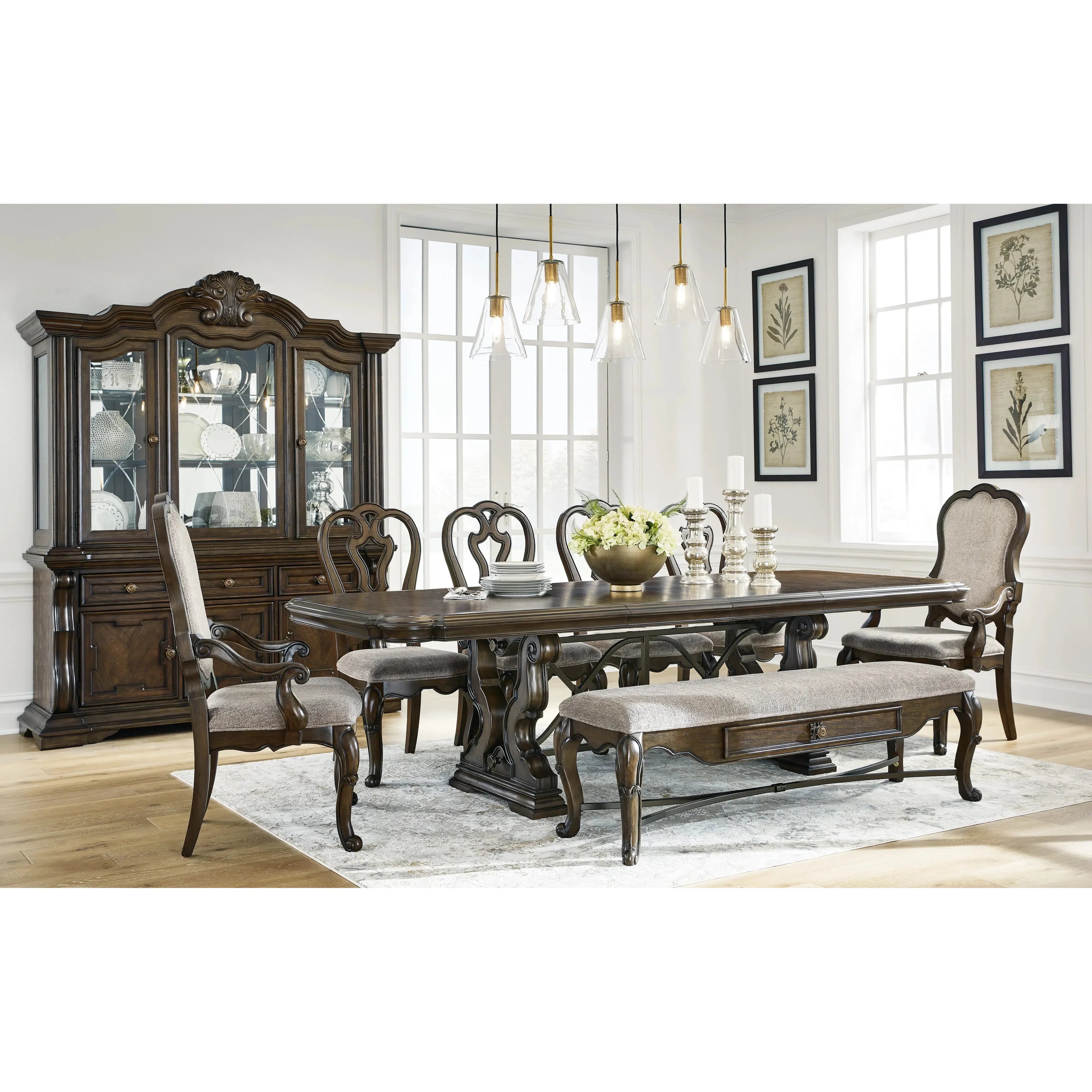 Stylish Maylee Expandable Dining Table for Versatile Dining Experiences