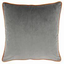 Stylish Meridian Grey & Vibrant Clementine Cushion