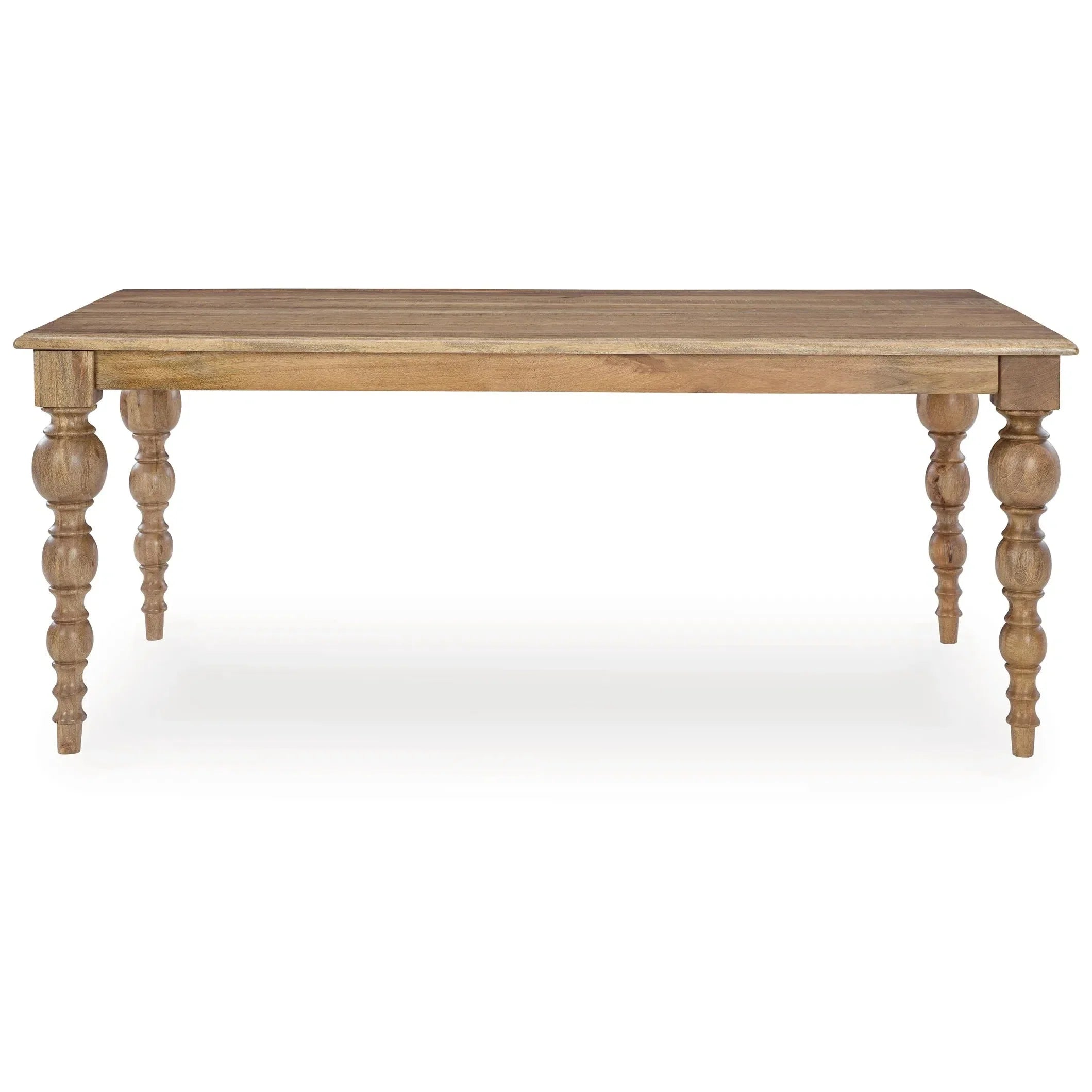 Elegant Light Brown Rybergston Dining Table