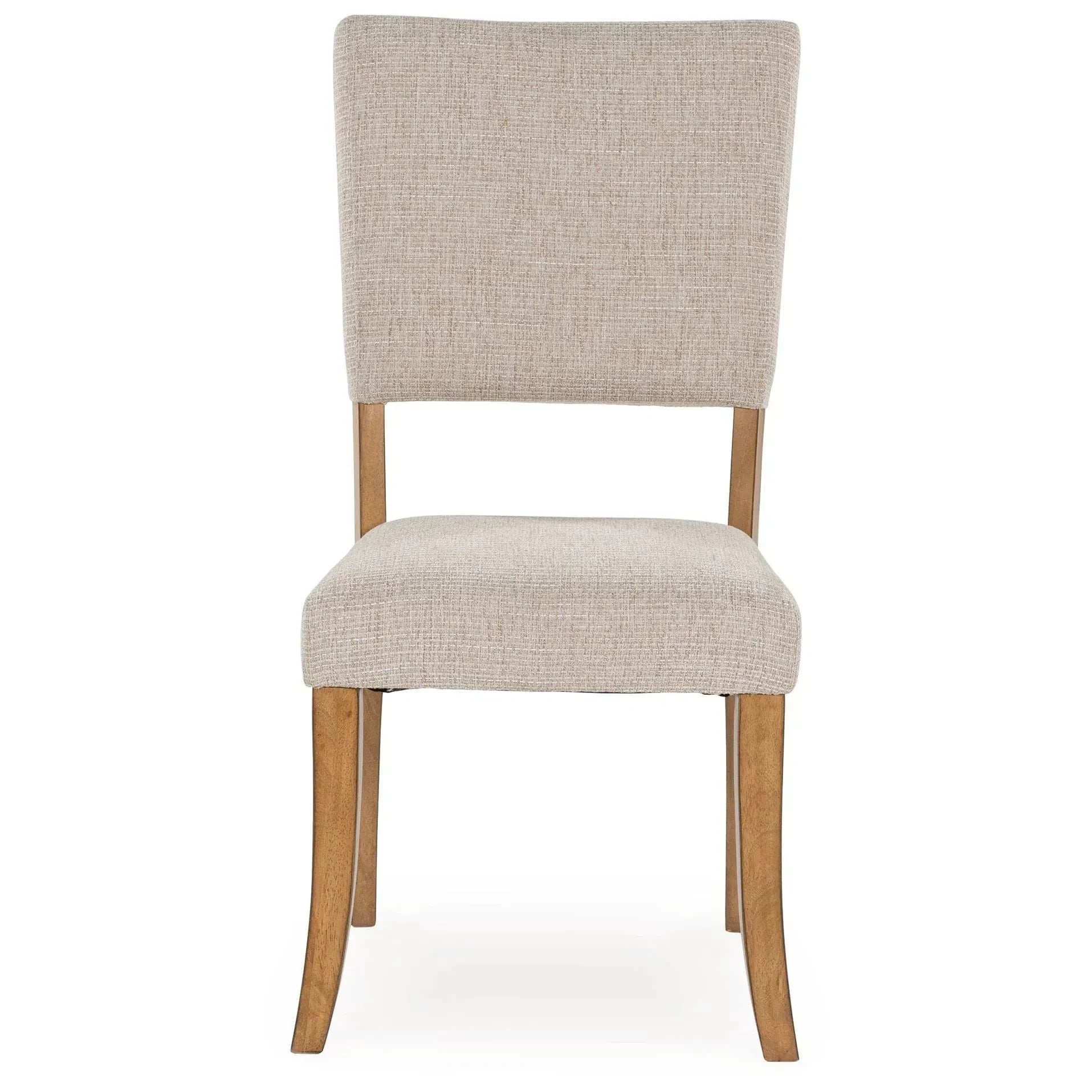 Stylish Light Brown Upholstered Dining Chair by Rybergston