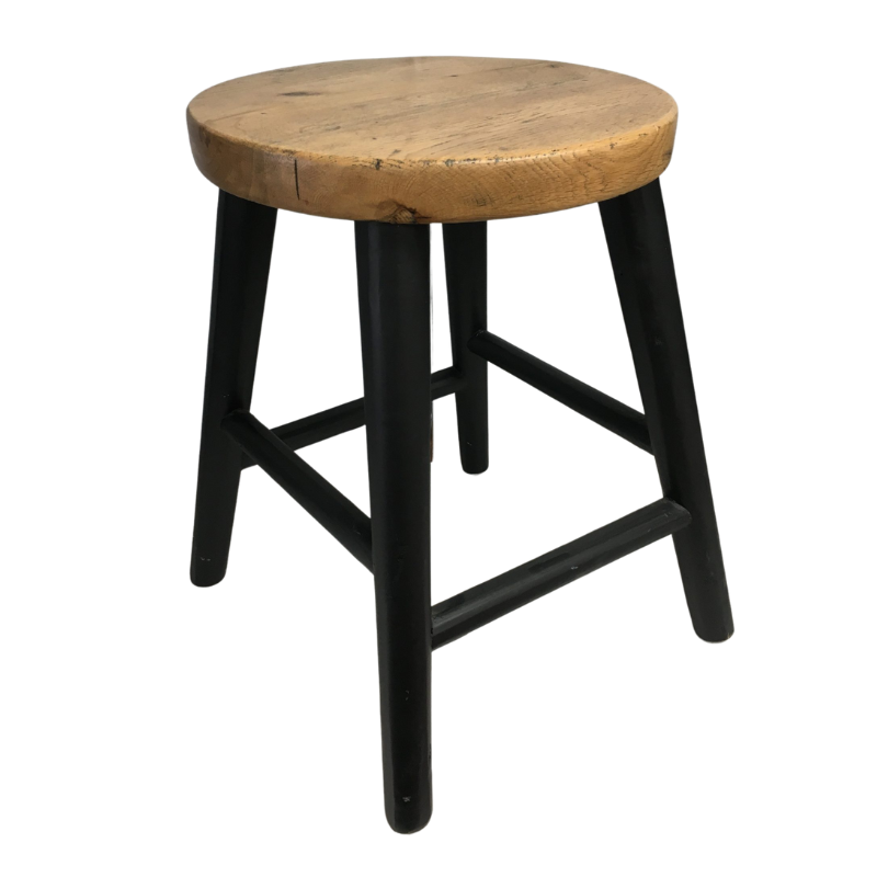 Sleek Black 45cm Tallawong Low Bar Stool - Perfect for Your Space!