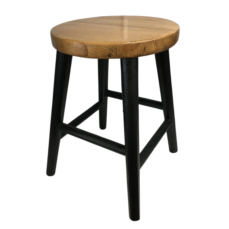 Sleek Black 45cm Tallawong Low Bar Stool - Perfect for Your Space!