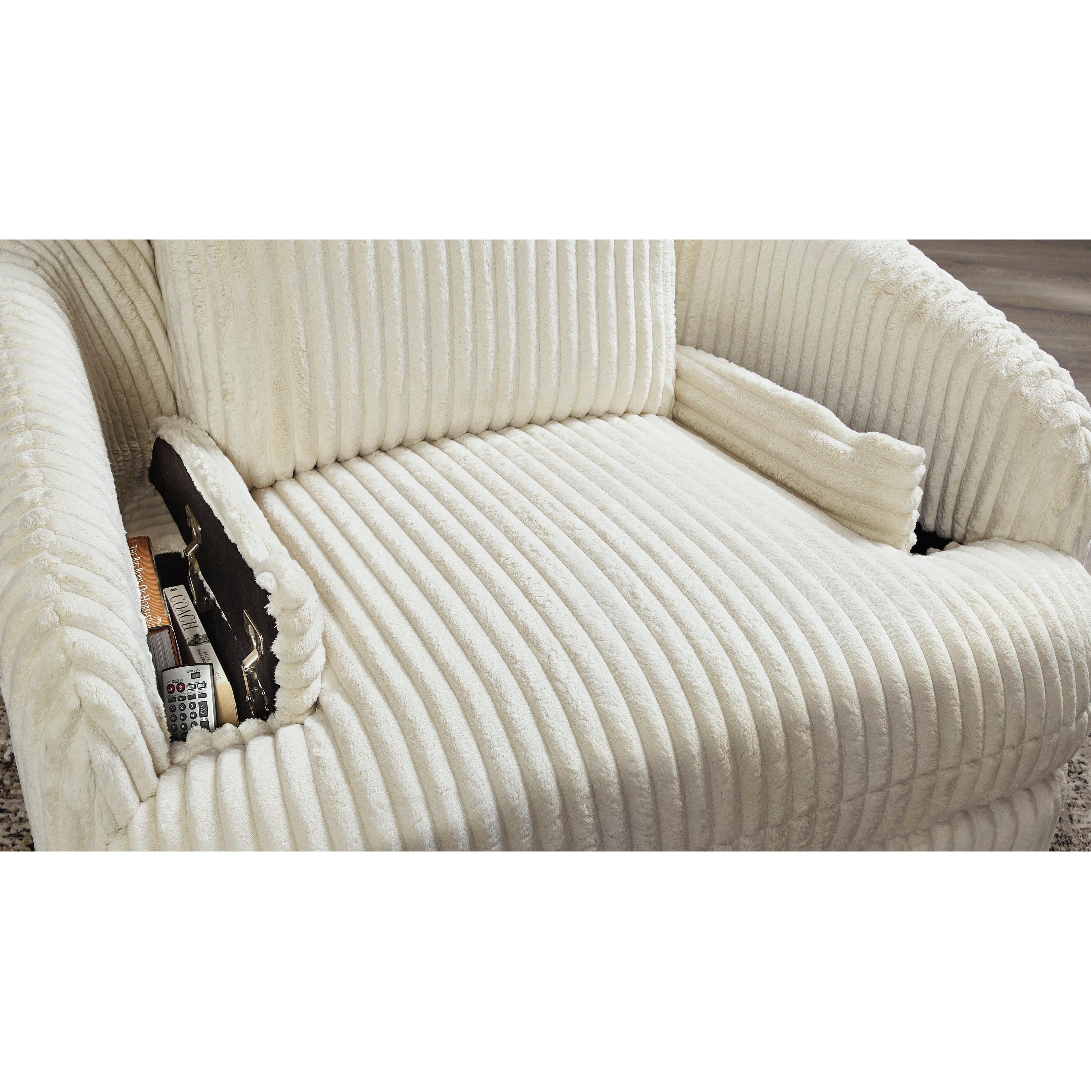 Ivory Tie-Breaker Swivel Glider Recliner: Ultimate Comfort in Style!