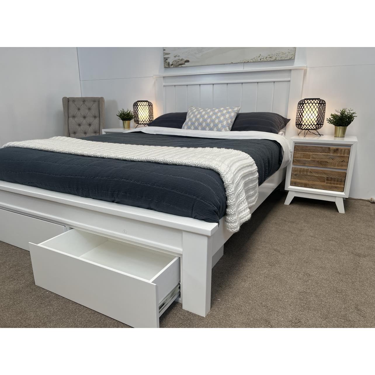 White Haven Bed - White