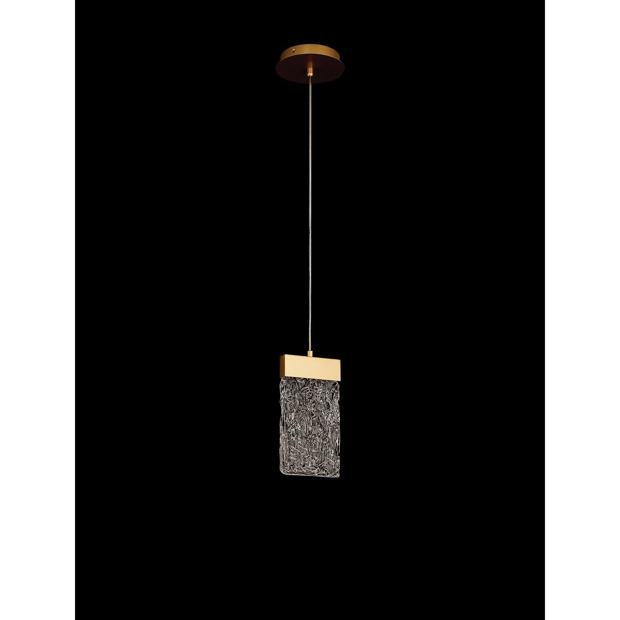 Elegant Gold Painted Brushed Bremen Pendant Light – 1 Bulb