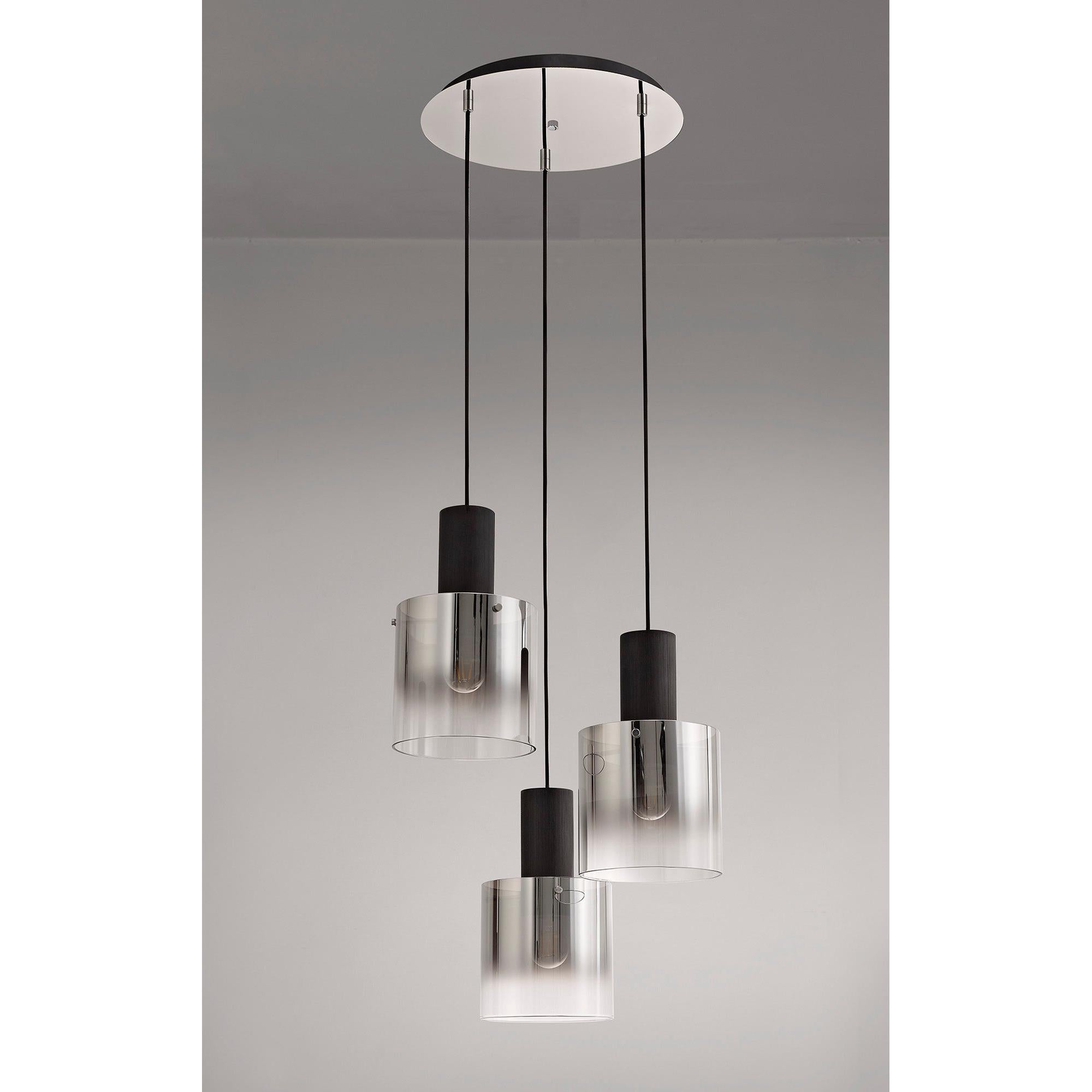 Elegant Brooks 3-Light Round Pendant Fixture