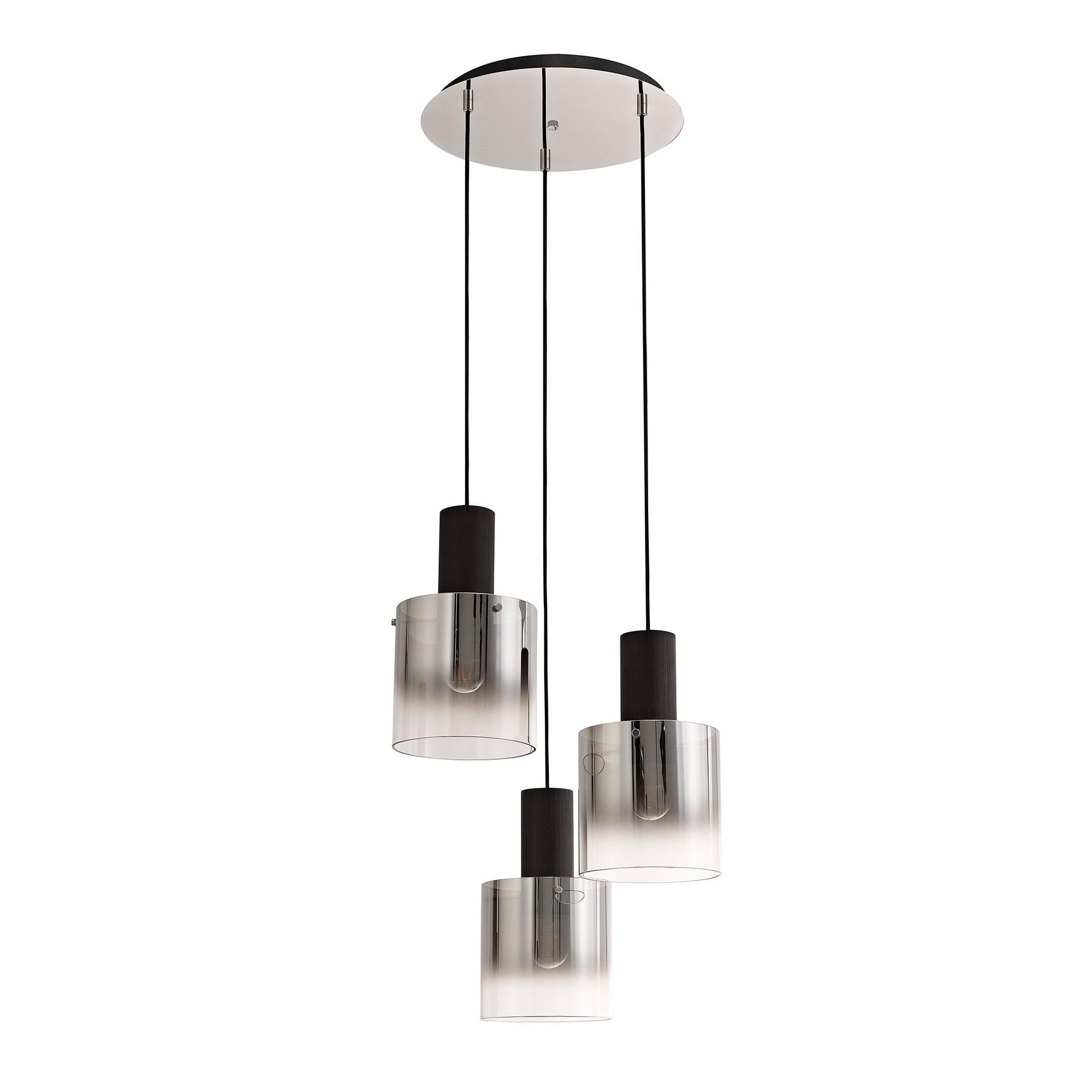 Elegant Brooks 3-Light Round Pendant Fixture