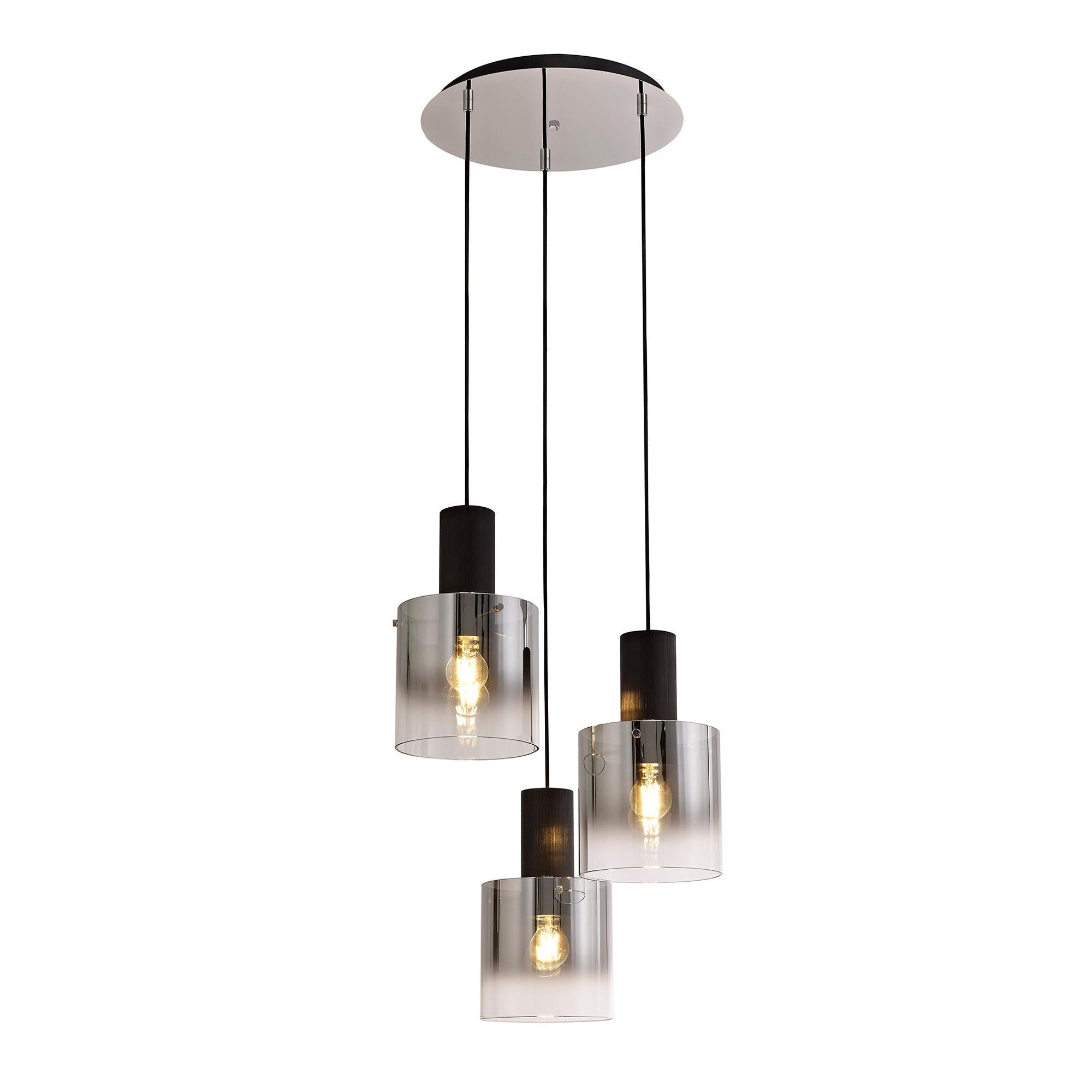 Elegant Brooks 3-Light Round Pendant Fixture