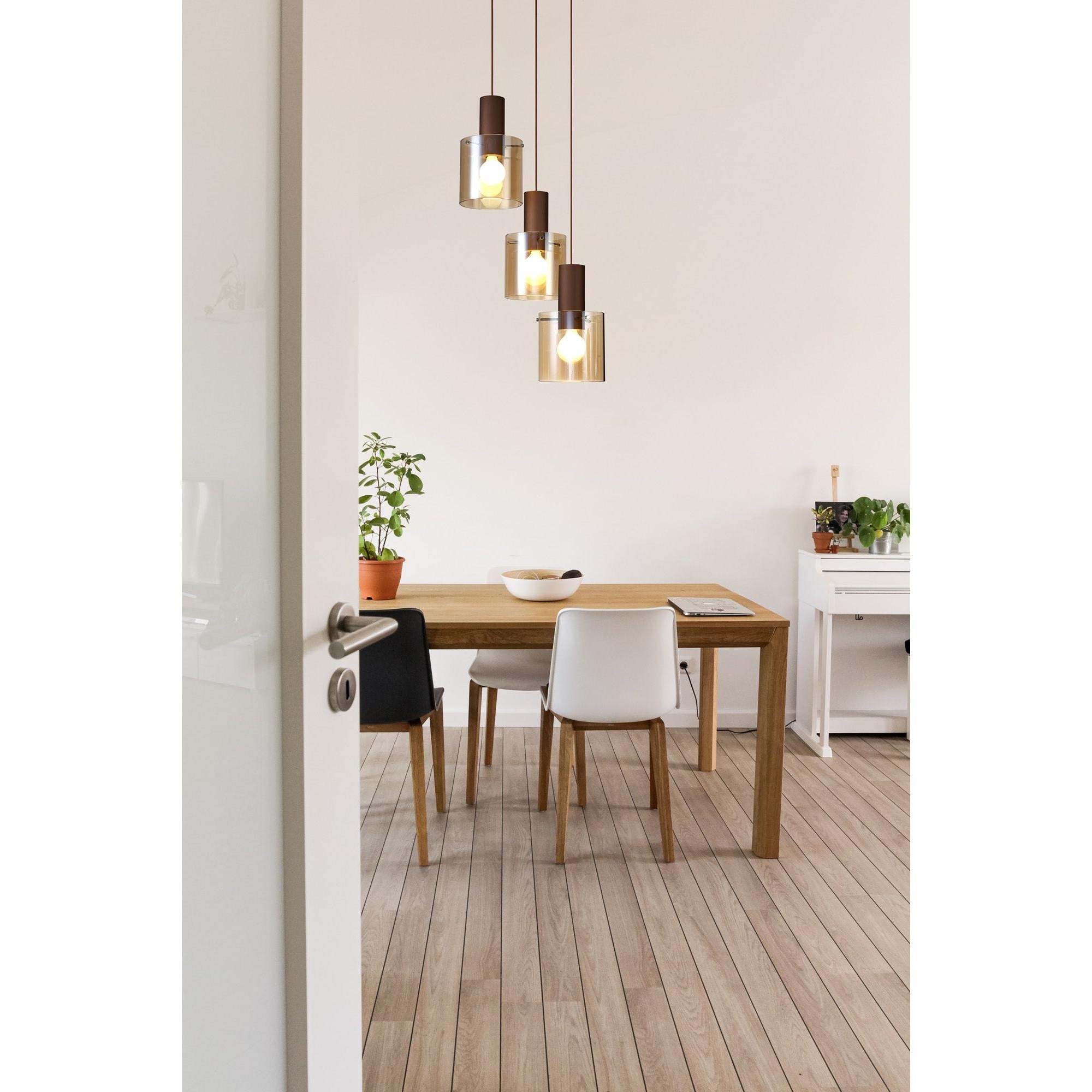 Elegant Brooks 3-Light Round Pendant Fixture