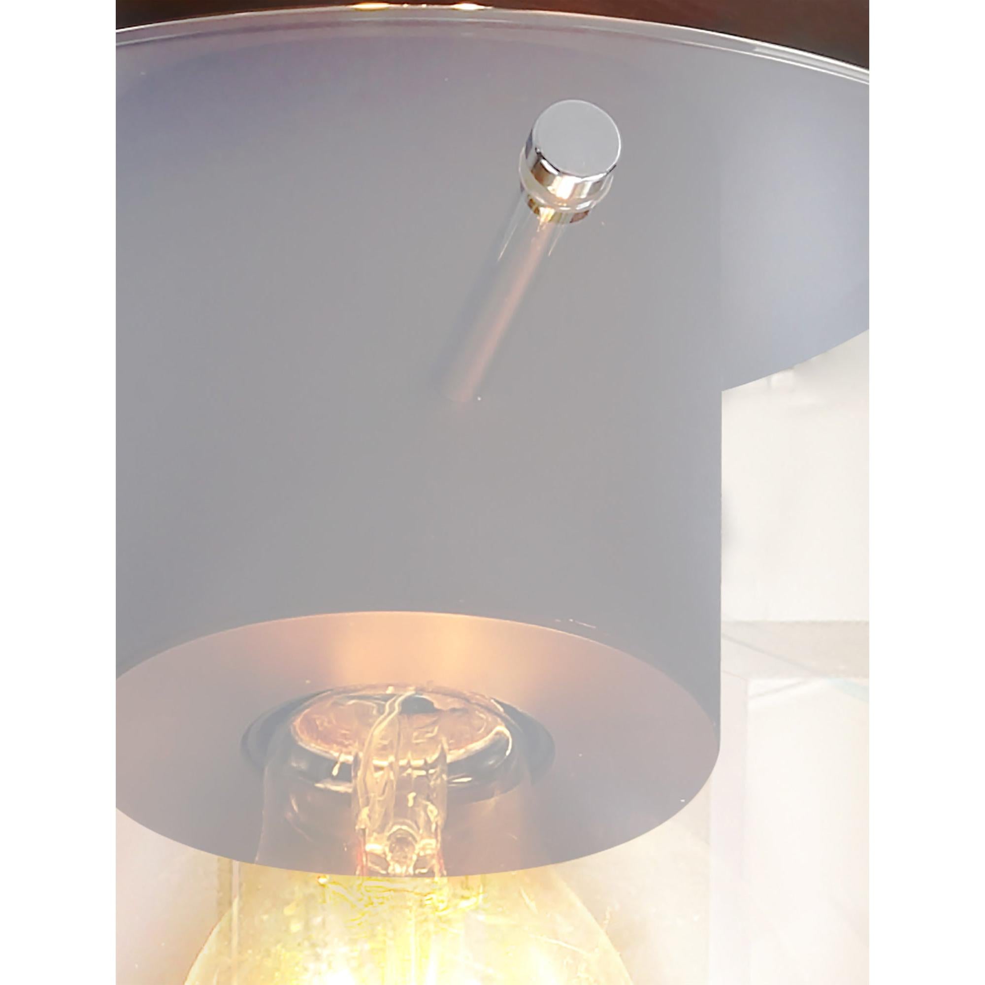 Stylish Brooks Round Flush Mount Ceiling Light with 1 Illumination