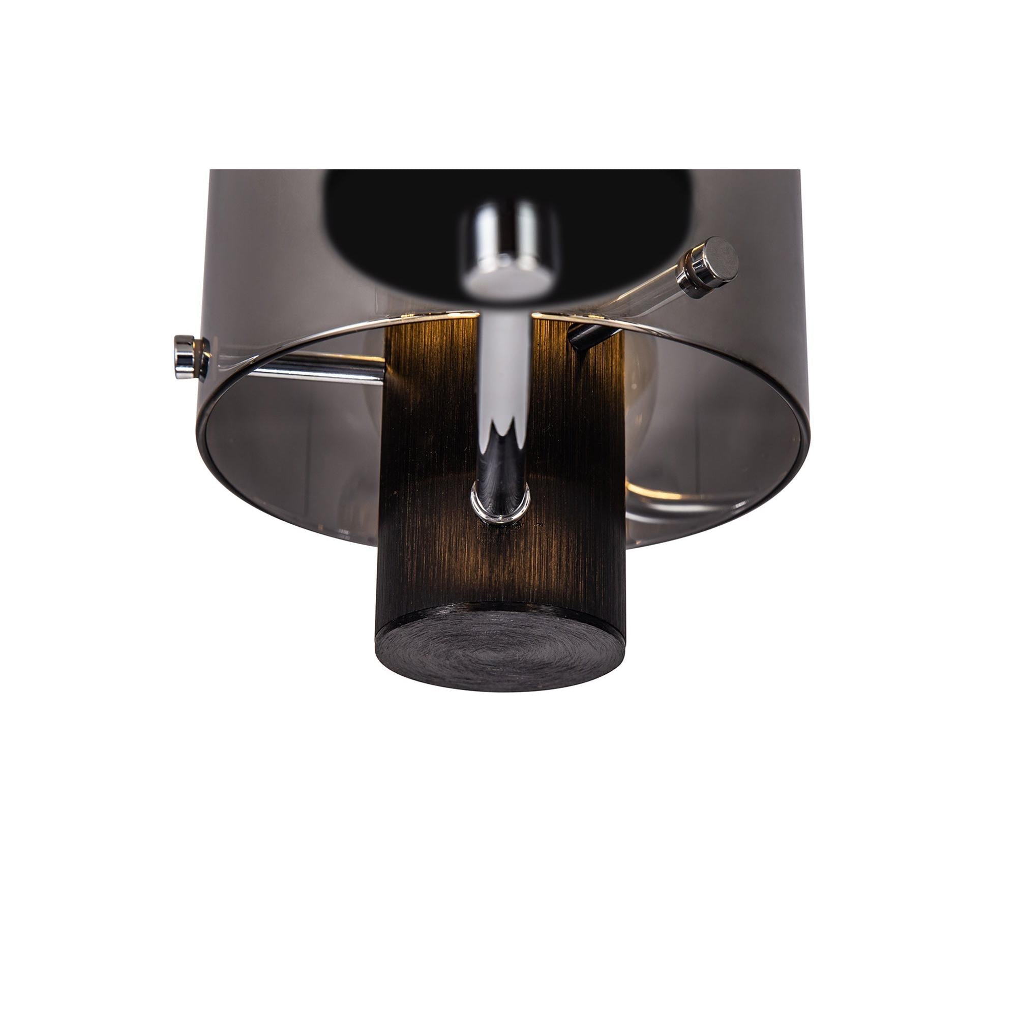 Stylish Brooks 3-Light Semi-Flush Mount Ceiling Fixture