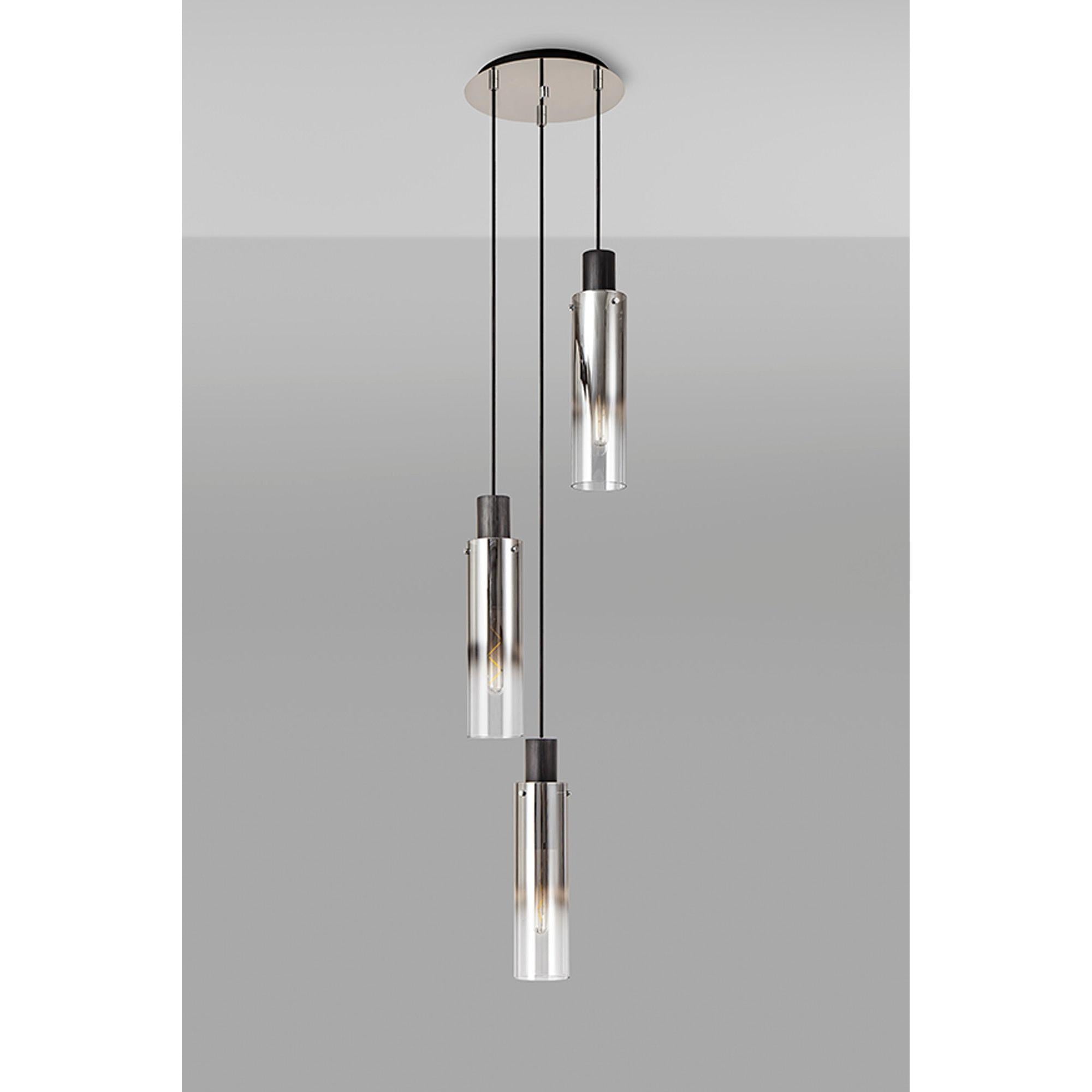 Elegant Brooks Slim 3-Light Round Pendant Lighting