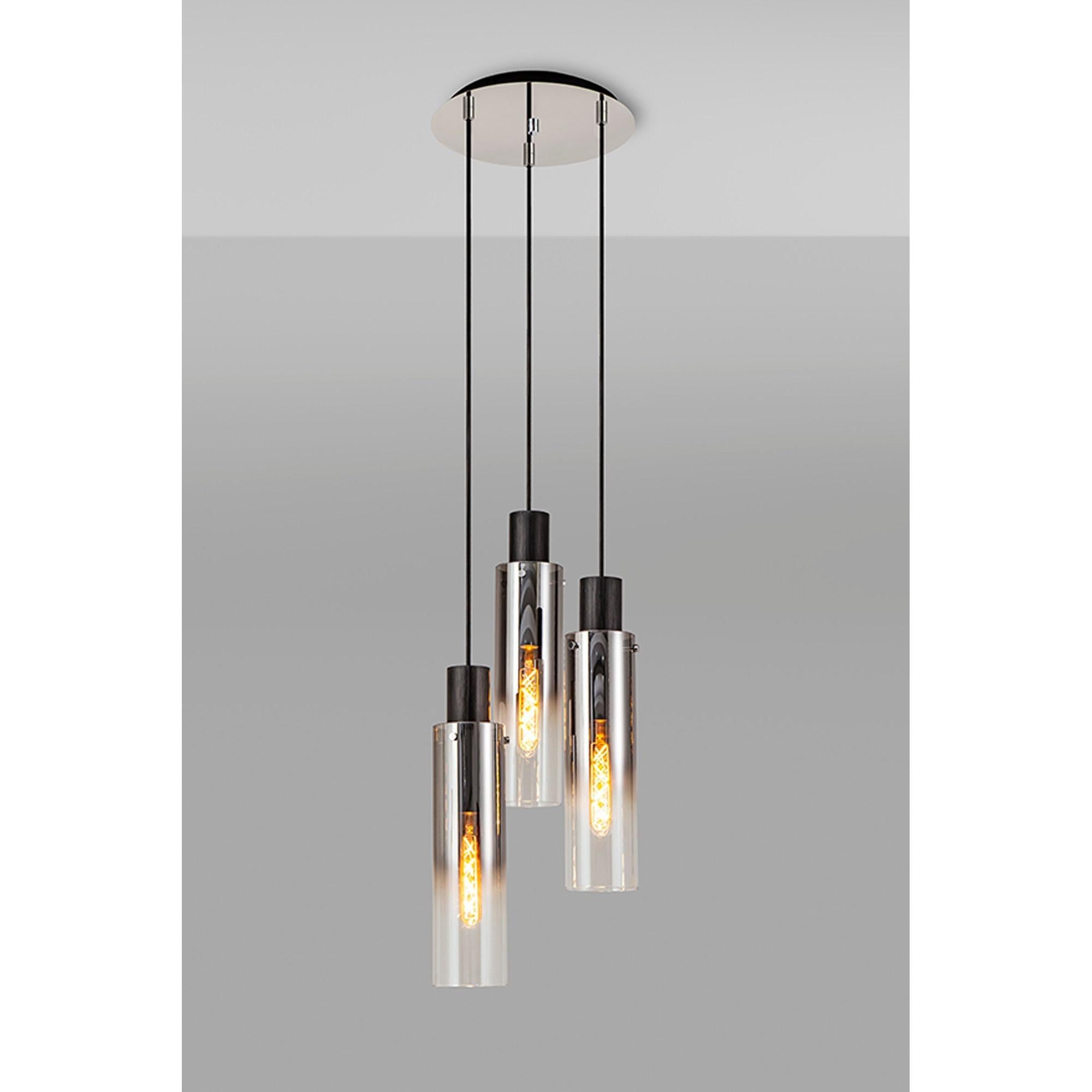 Elegant Brooks Slim 3-Light Round Pendant Lighting