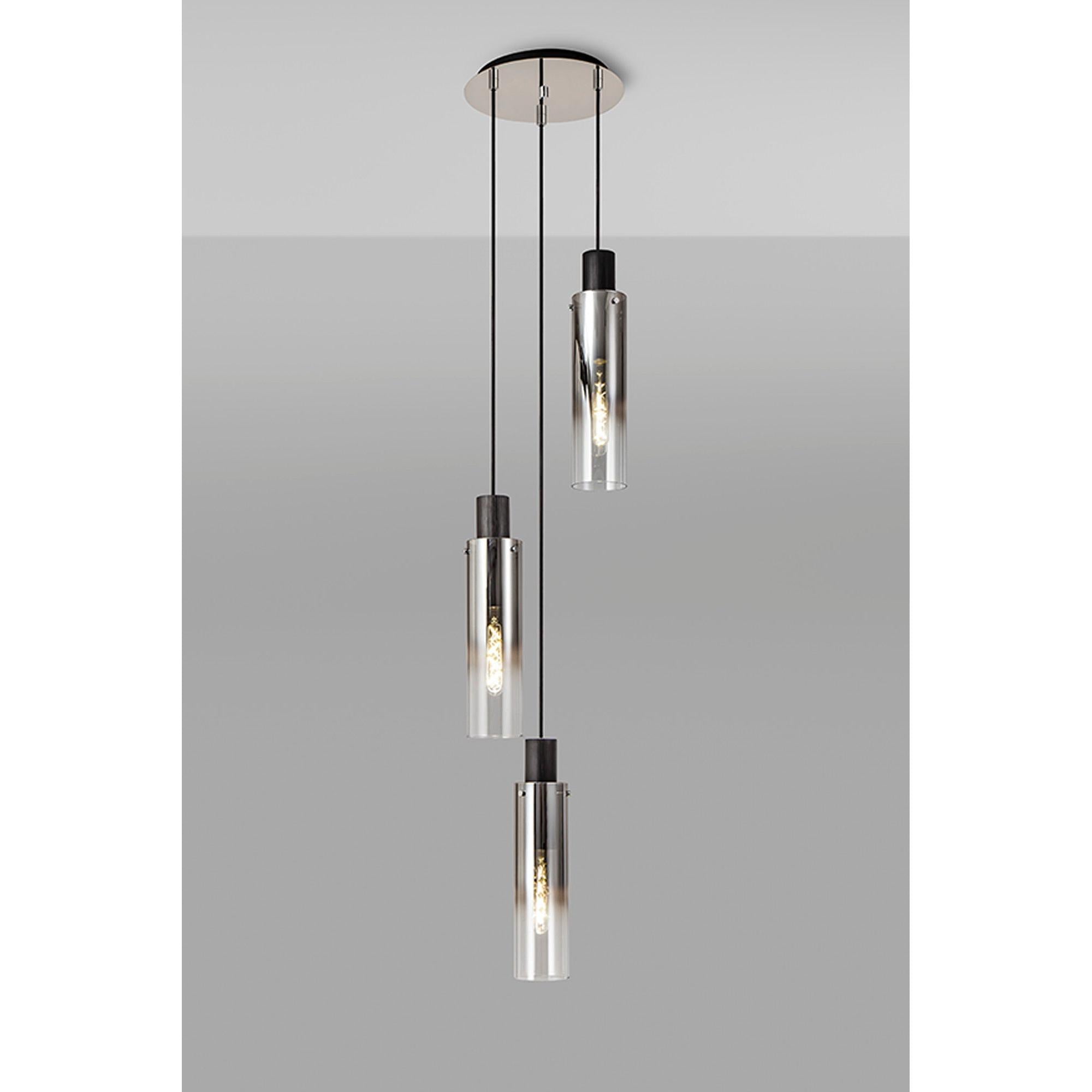 Elegant Brooks Slim 3-Light Round Pendant Lighting