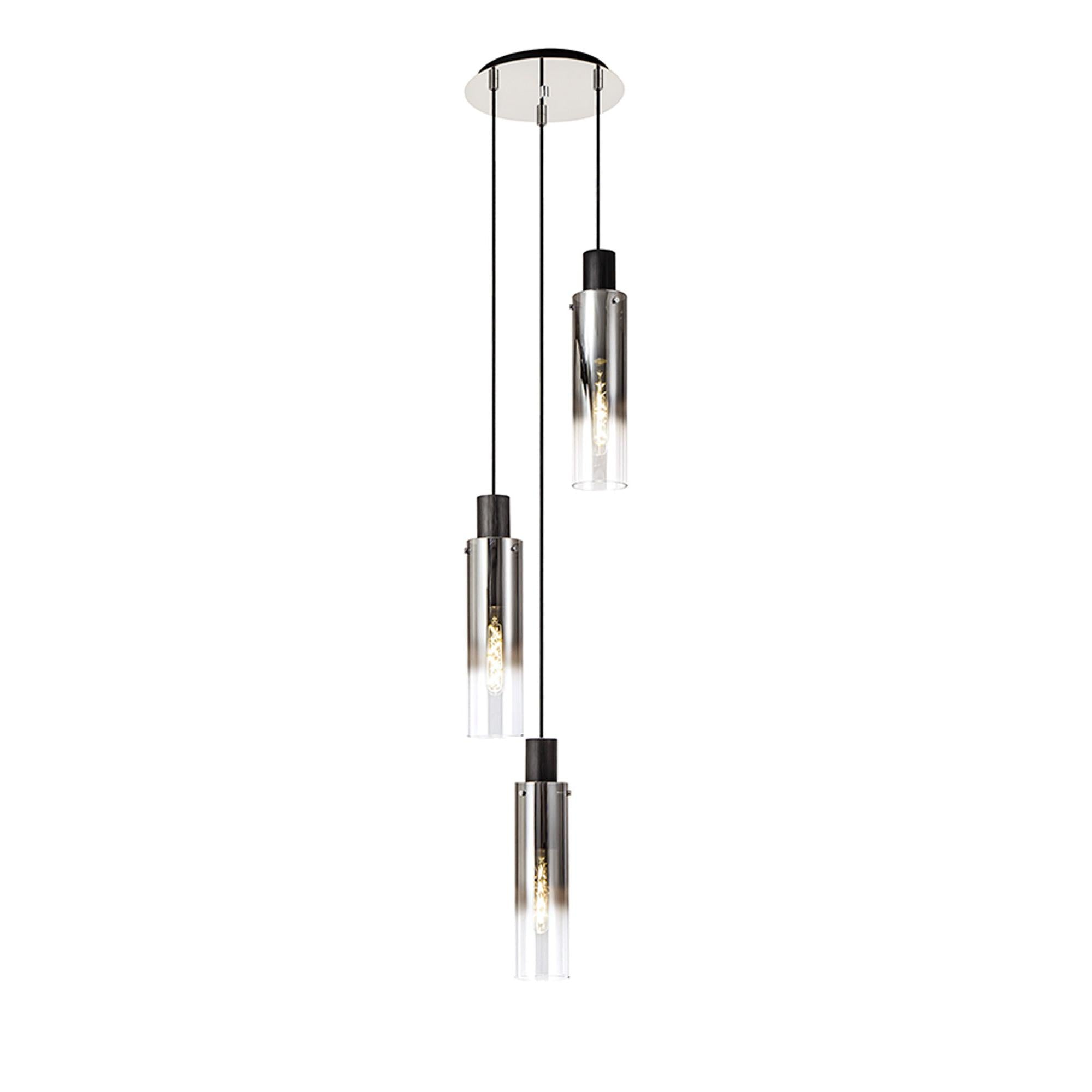 Elegant Brooks Slim 3-Light Round Pendant Lighting