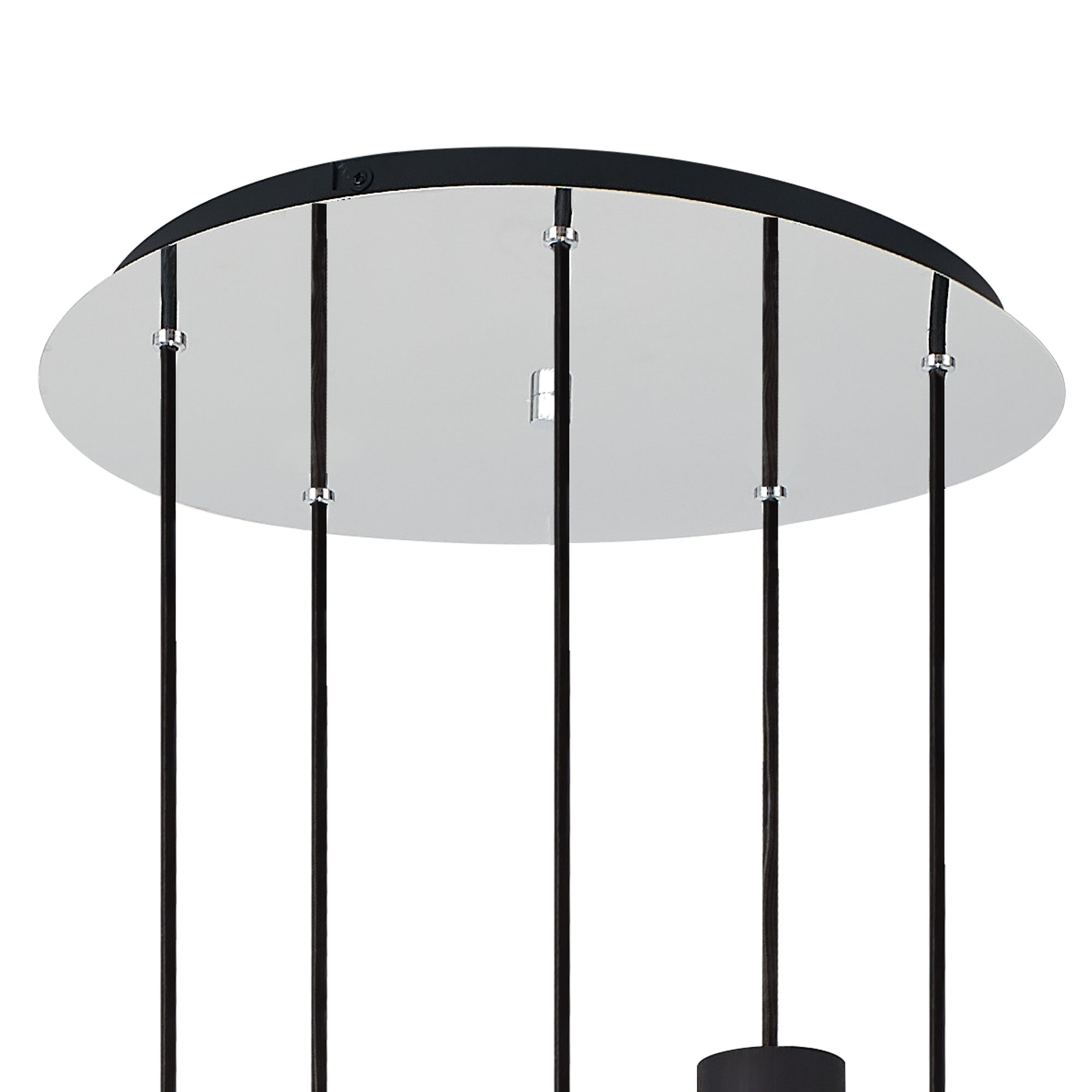 Elegant Brooks Slim 5-Light Round Pendant Fixture