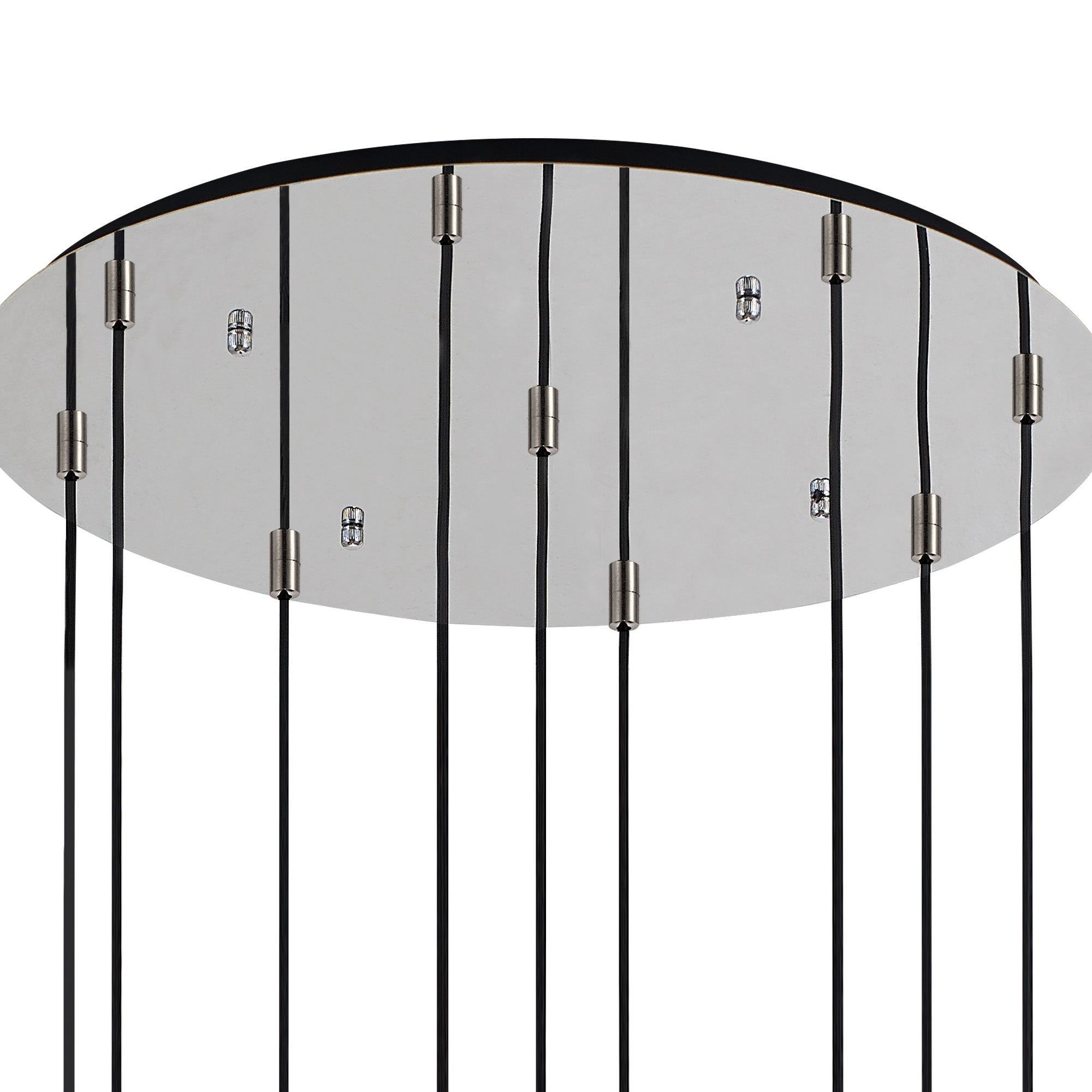 Elegant Brooks Slim Round 9-Light Pendant Fixture