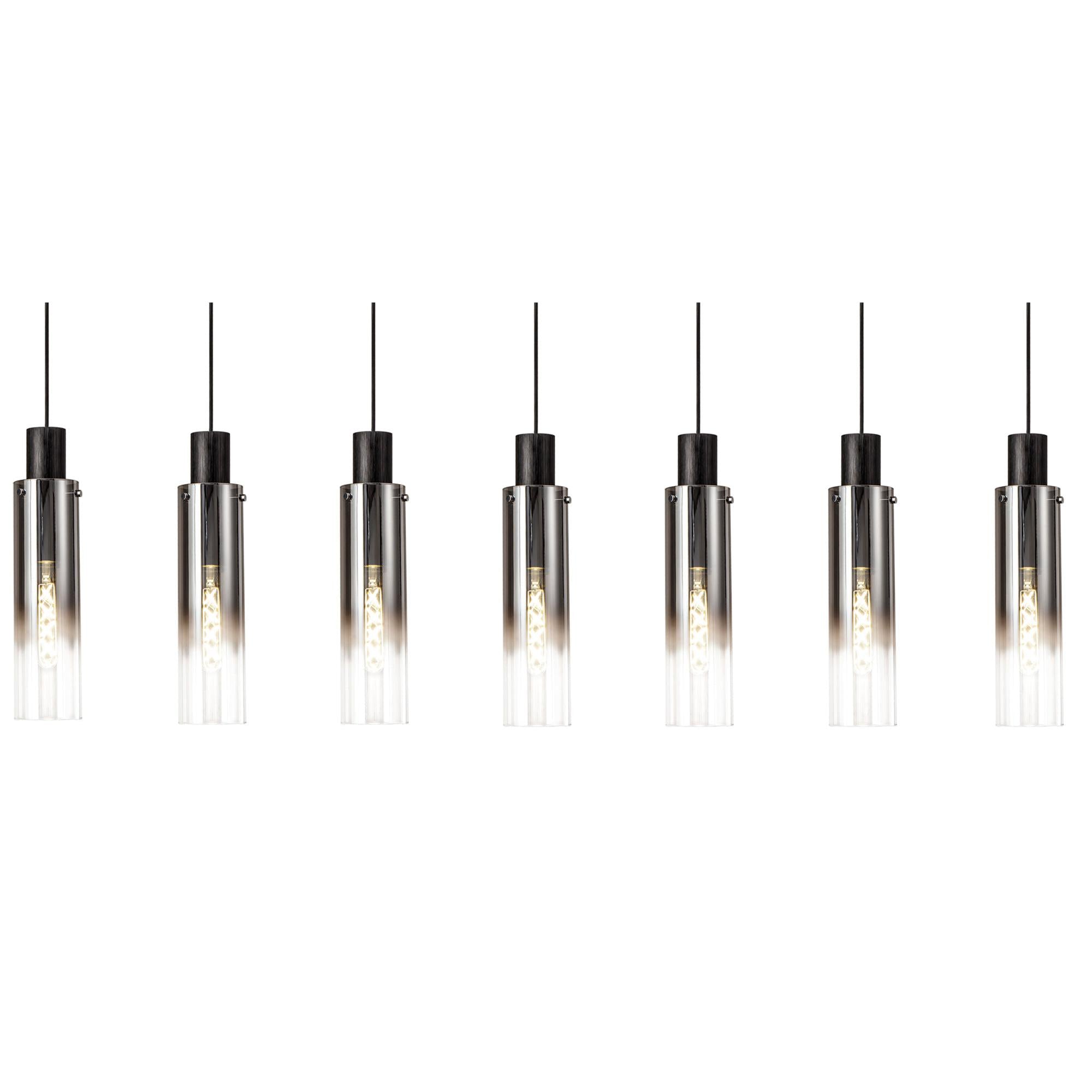 Elegant Brooks Slim 7-Light Linear Pendant