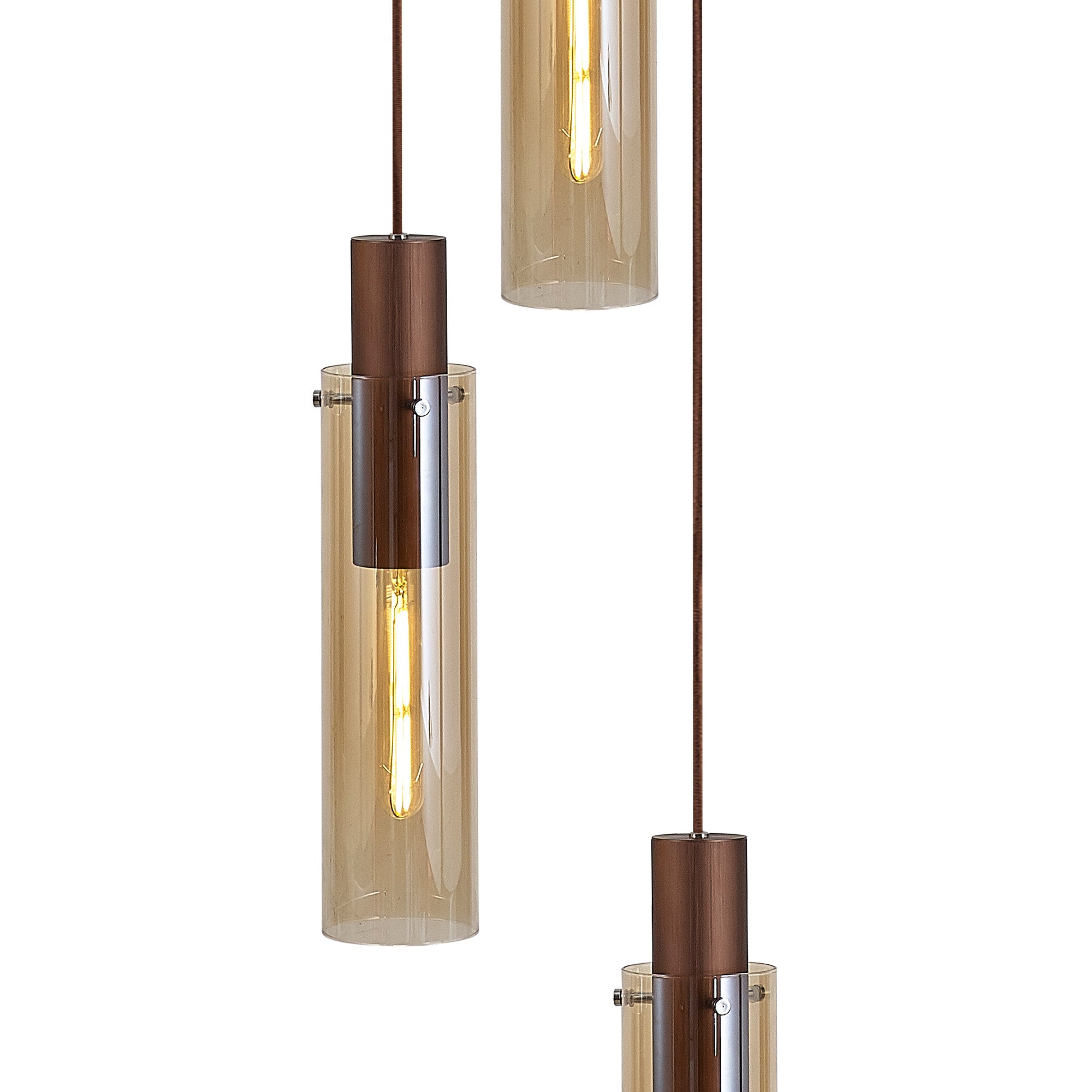 Elegant Brooks Slim 3-Light Round Pendant Lighting