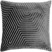 Evoke Charcoal Textured Cushion